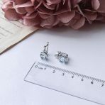 Серебряные серьги Tiva с натуральным топазом 4.791ct (2089414)