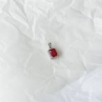 Серебряная подвеска Tiva с рубином 2.708ct (2098676)