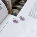 Серебряные серьги Tiva с александритом 6.705ct (2106081)