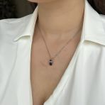 Серебряная подвеска Tiva с сапфиром 1.891ct (2150503)