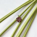 Серебряная подвеска Tiva с гранатом 2.6ct (2152071)