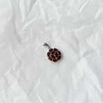 Серебряная подвеска Tiva с гранатом 2.6ct (2152071)