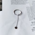 Серебряное кольцо Tiva без камней, вес изделия 1,5 гр (2153559) adjustable размер