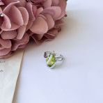 Серебряное кольцо Tiva с хризолітом 4.933ct, вес изделия 3,58 гр (2157366) 18 размер