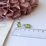 Серебряные серьги Tiva с хризолітом 8.183ct (2157410)