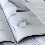 Серебряное кольцо Tiva с хризолітом 5.077ct, вес изделия 3,6 гр (2157533) 17.5 размер