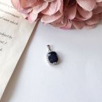 Серебряная подвеска Tiva с сапфиром 7.817ct (2157793)