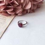 Серебряное кольцо Tiva с натуральным рубином 5.641ct, вес изделия 4,25 гр (2157946) 17 размер