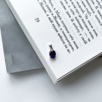 Серебряная подвеска Tiva с аметистом 1.135ct (2140245)