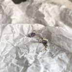 Серебряные серьги Tiva с натуральным аметистом 2.758ct (2163718)