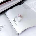 Серебряное кольцо Tiva с натуральным рубином 1.907ct, вес изделия 2,65 гр (2165484) 17.5 размер