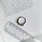 Серебряное кольцо Tiva с натуральным гранатом 1.538ct, вес изделия 2,34 гр (2166511) 18.5 размер