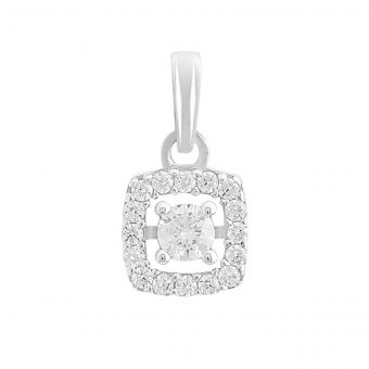 Золотая подвеска Tiva пробы с фианитами 0.2ct (14657502)