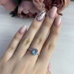 Серебряное кольцо Tiva с натуральным топазом 2.492ct, вес изделия 2,04 гр (2042808) 17.5 размер