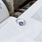 Серебряное кольцо Tiva с александритом 4.35ct, вес изделия 2,79 гр (1633649) 18.5 размер