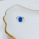 Серебряное кольцо Tiva с опалом 1.938ct, вес изделия 2,1 гр (2024132) 18.5 размер