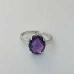 Серебряное кольцо Tiva с александритом 6.15ct, вес изделия 3,77 гр (2106104) 18 размер