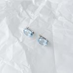 Серебряные серьги Tiva с натуральным топазом 12.292ct (2129677)