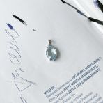 Серебряная подвеска Tiva с топазом 6.15ct (2152088)