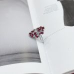 Серебряное кольцо Tiva с натуральным рубином 4.609ct, вес изделия 4,69 гр (2159544) 18.5 размер