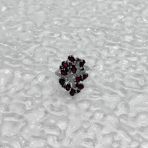 Серебряное кольцо Tiva с натуральным рубином 4.609ct, вес изделия 4,69 гр (2159544) 18.5 размер