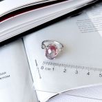 Серебряное кольцо Tiva с Султанит султанитом 5.515ct, вес изделия 5,07 гр (2163923) 17.5 размер