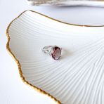 Серебряное кольцо Tiva с Султанит султанитом 5.515ct, вес изделия 5,07 гр (2163923) 17.5 размер