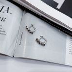 Серебряные серьги Tiva с Султанит султанитом 2.79ct (2169123)