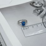 Серебряное кольцо Tiva с опалом 1.025ct, вес изделия 2,85 гр (2169963) 18 размер