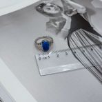 Серебряное кольцо Tiva с опалом 1.442ct, вес изделия 4,2 гр (2170006) 18.5 размер