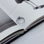 Серебряное кольцо Tiva с опалом 0.662ct, фианитами, вес изделия 2,02 гр (2170044) 17 размер