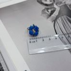 Серебряное кольцо Tiva с опалом 2.598ct, фианитами, вес изделия 3,46 гр (2170075) 17.5 размер