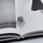 Серебряное кольцо Tiva с натуральным сапфиром 3.66ct, вес изделия 4,43 гр (2170327) 17 размер