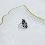 Серебряное кольцо Tiva с натуральным сапфиром 3.66ct, вес изделия 4,43 гр (2170327) 17 размер