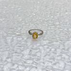 Серебряное кольцо Tiva с цитрином nano 2.36ct, вес изделия 3,03 гр (2170440) 18 размер