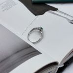 Серебряное кольцо Tiva с натуральным агатом 0.871ct, вес изделия 2,25 гр (2170969) 16.5 размер