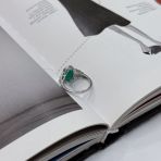 Серебряное кольцо Tiva с натуральным агатом 3.288ct, вес изделия 3,91 гр (2171058) 17.5 размер