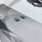 Серебряные серьги Tiva с натуральным агатом 0.825ct (2171140)