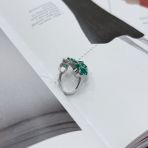 Серебряное кольцо Tiva с натуральным агатом 2.126ct, вес изделия 4,22 гр (2171157) 17 размер