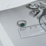 Серебряное кольцо Tiva с натуральным агатом 1.035ct, вес изделия 2,69 гр (2171171) 18 размер