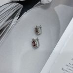 Серебряные серьги Tiva с Султанит султанитом 2.367ct (2171393)