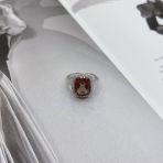 Серебряное кольцо Tiva с Султанит султанитом 5.528ct, вес изделия 4,63 гр (2171409) 18 размер