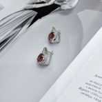 Серебряные серьги Tiva с Султанит султанитом 7.51ct (2171447)