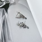 Серебряные серьги Tiva с натуральным гранатом 5.738ct (2171461)