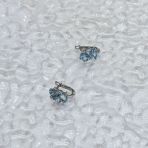 Серебряные серьги Tiva с натуральным топазом 2.768ct (2171621)