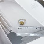 Серебряное кольцо Tiva с цитрином nano 1.14ct, вес изделия 2,44 гр (2171911) 18 размер