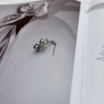 Серебряная брошка Tiva с натуральным агатом 1.761ct (2173410)