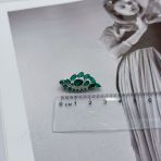 Серебряная брошка Tiva с натуральным агатом 2.9ct (2173427)