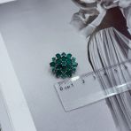 Серебряная брошка Tiva с натуральным агатом 5.715ct (2173458)