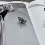 Серебряная брошка Tiva с натуральным агатом 5.715ct (2173458)